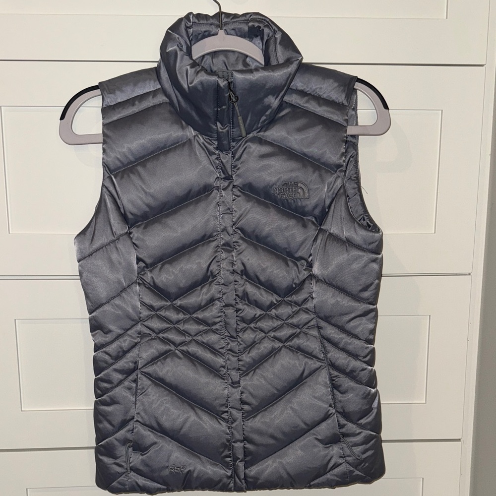 The North Face Charcoal Quilted Vest